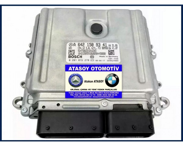 MERCEDES W219 CLS350CDI MOTOR BEYNİ A6421509341 A6421505226 A6421507972 A6421502279 0281015278 0281014528 0281012013 6421509341 6421505226 6421507972 6421502279